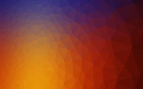 Light Blue, Red vector shining triangular pattern. Stock Illustration