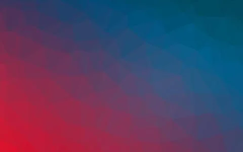 Light Blue, Red vector shining triangular pattern. Illustration