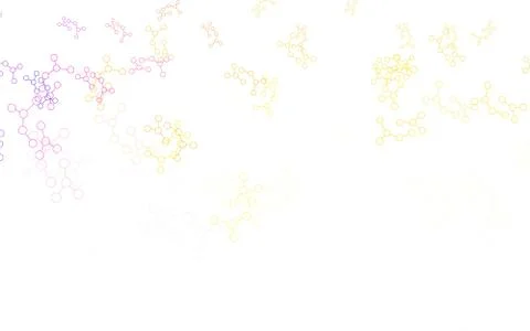 Light Blue, Red vector template with artificial intelligence structure. Stock Illustration