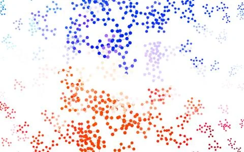 Light Blue, Red vector template with artificial intelligence structure. Illustrazione stock