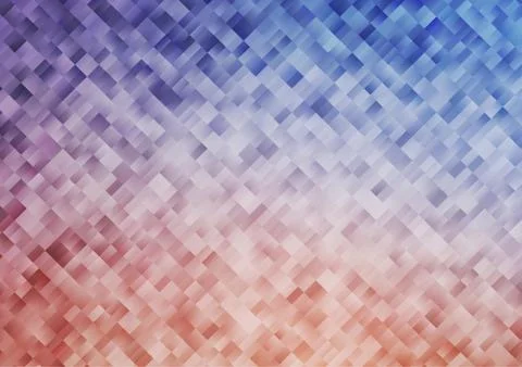 Light Blue, Red vector template with crystals, rectangles. Stock Illustration