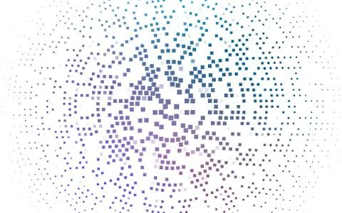 Light Blue, Red vector template with crystals, rectangles. Stock Illustration