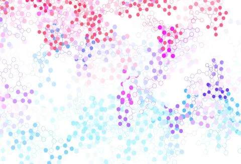 Light Blue, Red vector template with artificial intelligence structure. Illustrazione stock