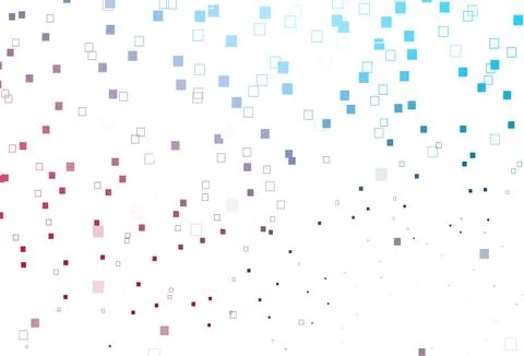 Light Blue, Red vector template with square style. 스톡 일러스트