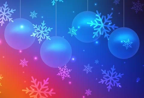 Light Blue, Red vector template in carnival style. Stock Illustration