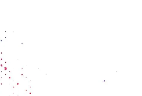 Light Blue, Red vector template with sky stars. Stock Illustration