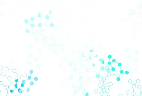 Light Blue, Red vector template with artificial intelligence structure. イラスト素材