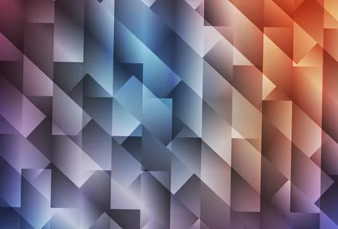 Light Blue, Red vector template with rhombus. Stock Illustration