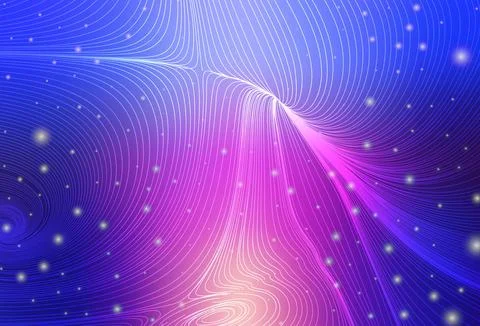 Light Blue, Red vector template with circles, lines. Stock Illustration