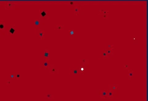 Light Blue, Red vector template with crystals, circles, squares. Stock Illustration