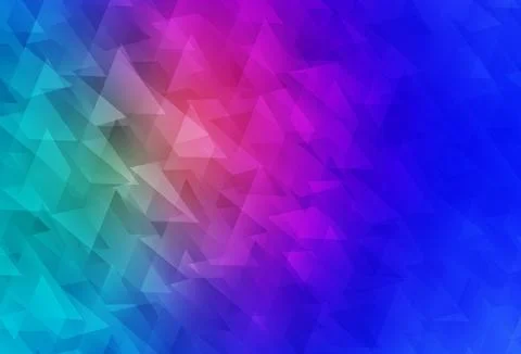Light Blue, Red vector template with rhombus. Stock Illustration