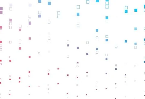 Light Blue, Red vector texture with rectangular style. Illustrazione stock