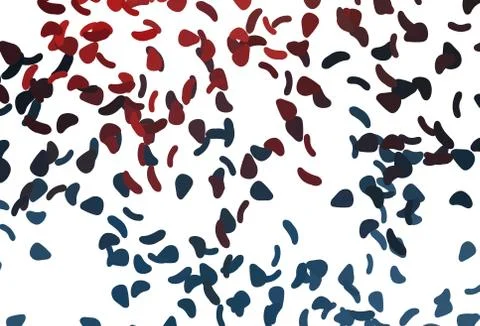 Light Blue, Red vector texture with random forms. Stock Illustration