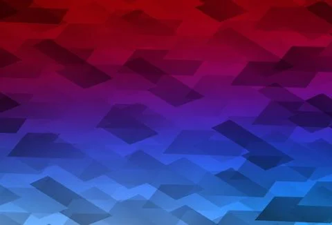 Light Blue, Red vector texture in rectangular style. Stock Illustration