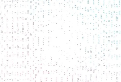 Light Blue, Red vector texture with rectangular style. 스톡 일러스트