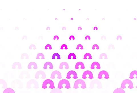 Light Blue, Red vector texture with rainbows, clouds. Stock Illustration