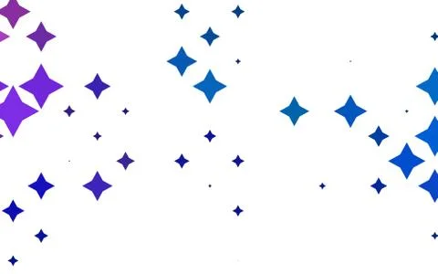 Light Blue, Red vector texture with beautiful stars. Stock Illustration