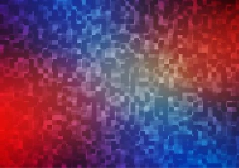 Light Blue, Red vector texture in rectangular style. Illustrazione stock