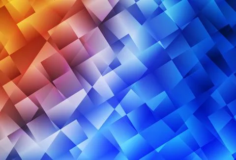 Light Blue, Red vector texture in rectangular style. Stock Illustration