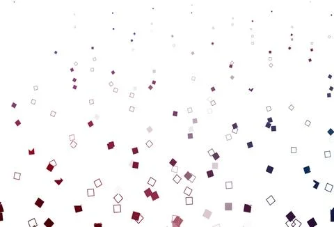 Light Blue, Red vector texture with rectangular style. Stock Illustration