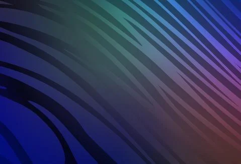 Light Blue, Red vector texture with bent lines. Stock Illustration