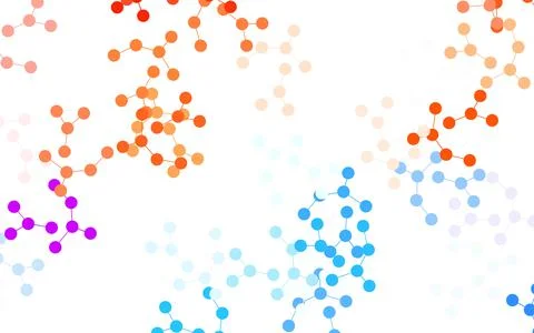Light Blue, Red vector texture with artificial intelligence concept. Stockillustratie