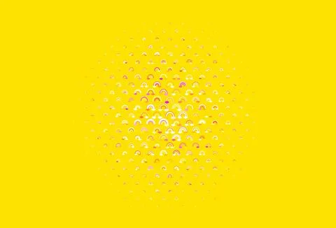 Light Blue, Red vector texture with rainbows, clouds. Illustrazione stock