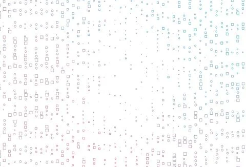 Light Blue, Red vector texture with rectangular style. 스톡 일러스트