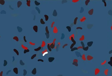 Light Blue, Red vector texture with random forms. Stock Illustration