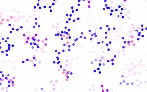 Light Blue, Red vector texture with artificial intelligence concept. Stock Illustration