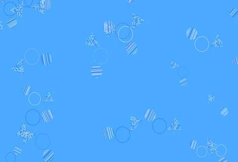 Light Blue, Red vector texture with triangular style with circles. Ilustración de archivo