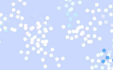 Light Blue, Red vector texture with artificial intelligence concept. 스톡 일러스트