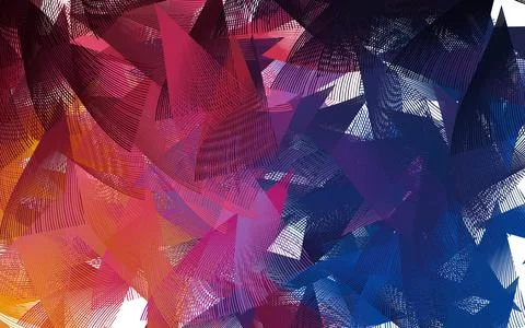 Light Blue, Red vector texture with abstract forms. Illustrazione stock