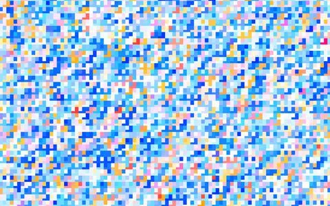 Light Blue, Red vector texture in rectangular style. Illustrazione stock