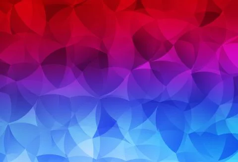 Light Blue, Red vector triangle mosaic texture. Stock Illustration