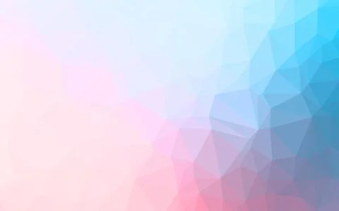 Light Blue, Red vector triangle mosaic texture. Stock Illustration