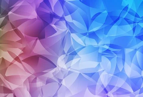 Light Blue, Red vector triangle mosaic background. Stock Illustration