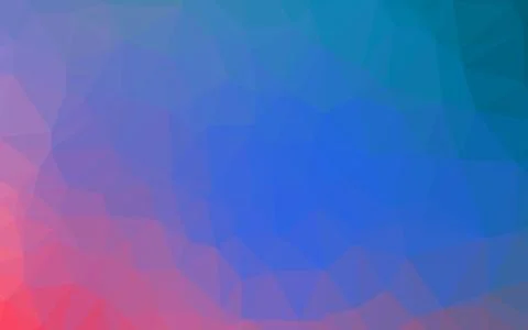 Light Blue, Red vector triangle mosaic texture. Stock Illustration