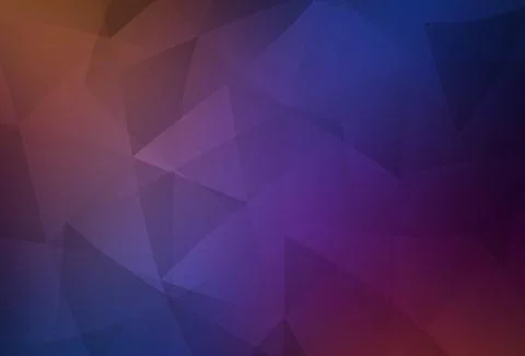 Light Blue, Red vector triangle mosaic background. Stock Illustration