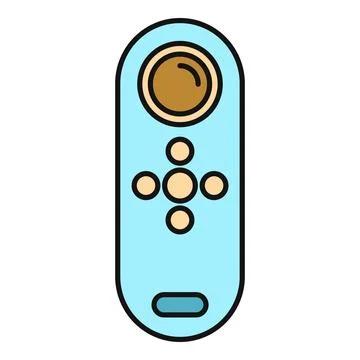 Light blue remote controller for smart technology devices 스톡 일러스트