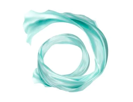 Light blue satin element Stock Illustration