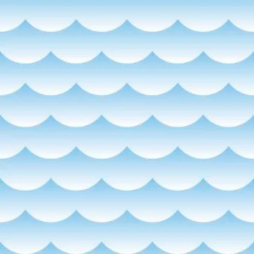 Light blue shaded cloudy seamless pattern background Stock Illustration