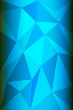 Light blue shining triangular pattern Low poly. The completely new template can Stockillustratie