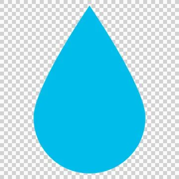 Light blue simple water drop icon Иллюстрация