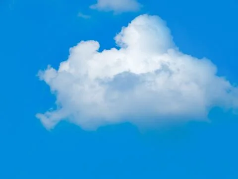Light blue sky with clouds, horizontal photo Foto stock
