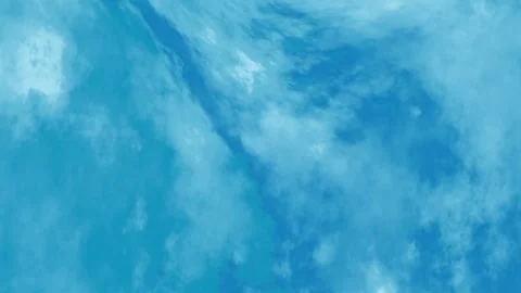 Light blue sky with fluffy white clouds Stock Footage 333578449