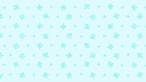 Light blue snow doodle seamless winter pattern background Stock Footage 320117427