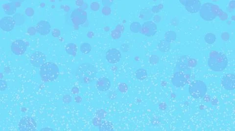 Light blue soda water bubble background Stock Illustration