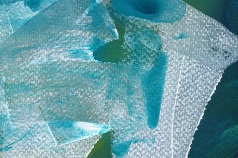 Light blue splash watercolor texture background. Stock Illustration