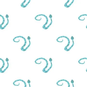 Light blue spotted snake pattern flat イラスト素材